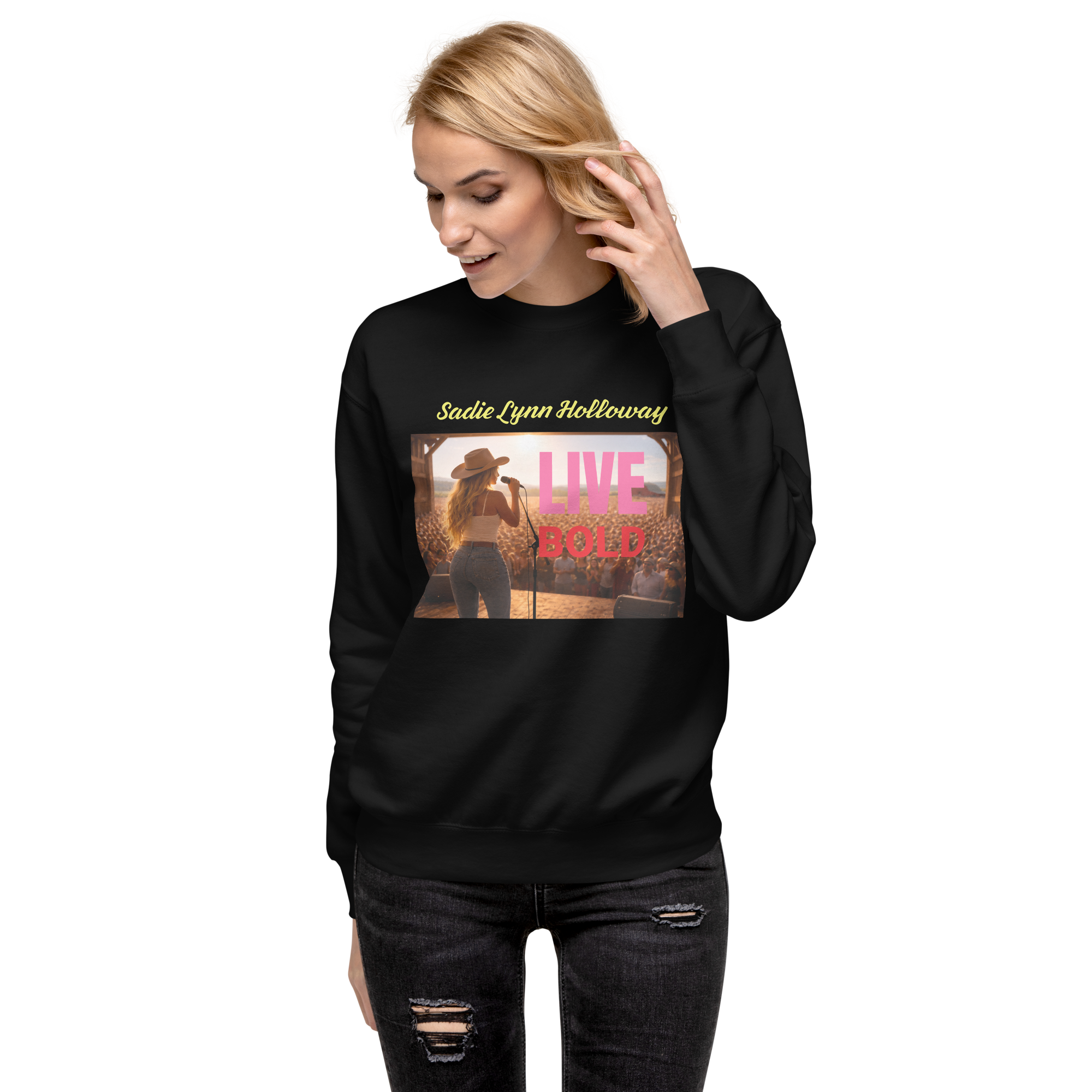 "LIVE BOLD" Fan Sweatshirt